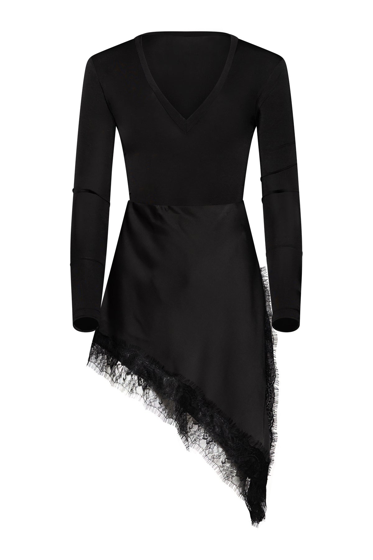 Amelia Asymmetric Skirt In Black