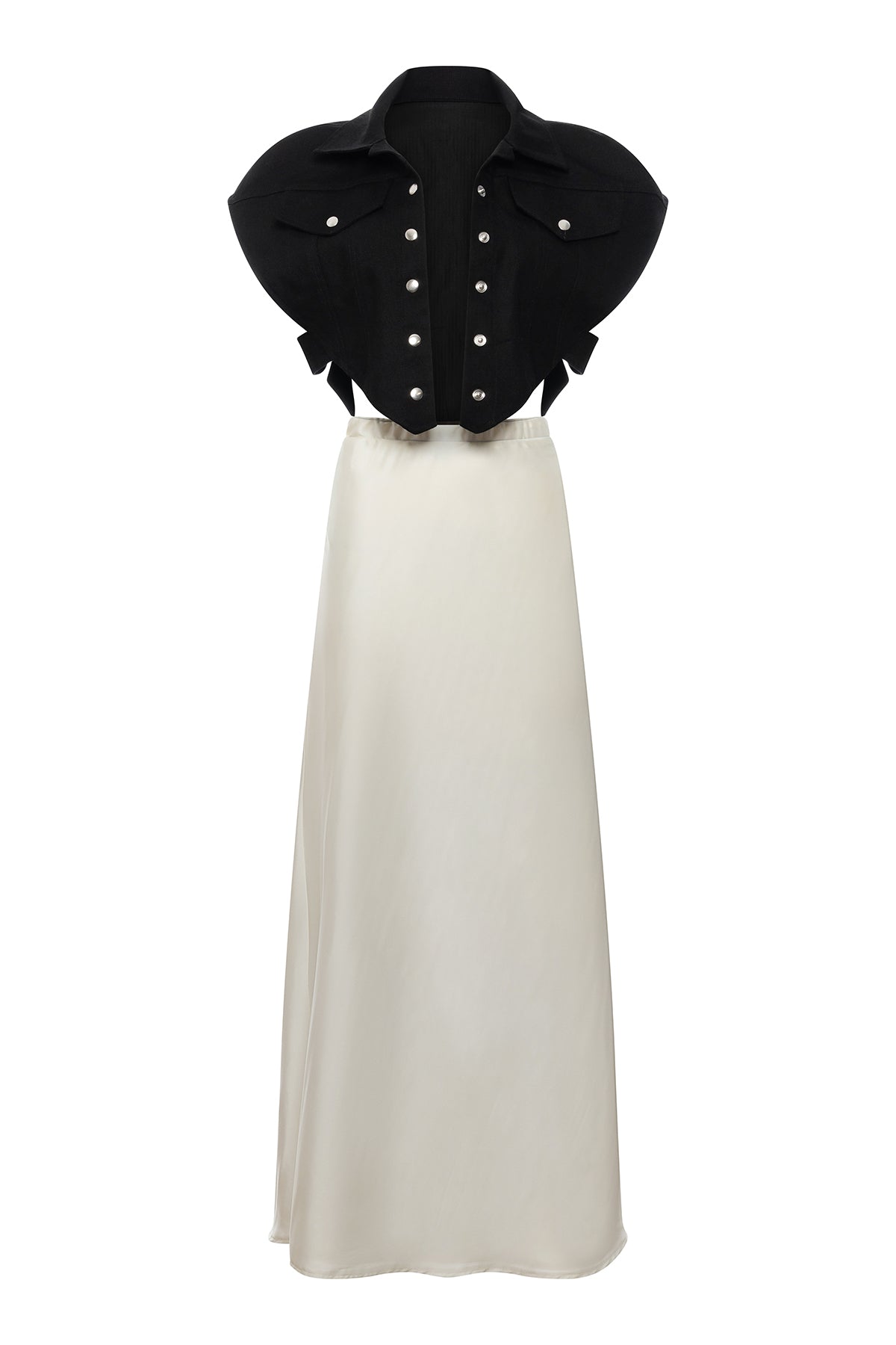 OLIVIA SATIN SKIRT