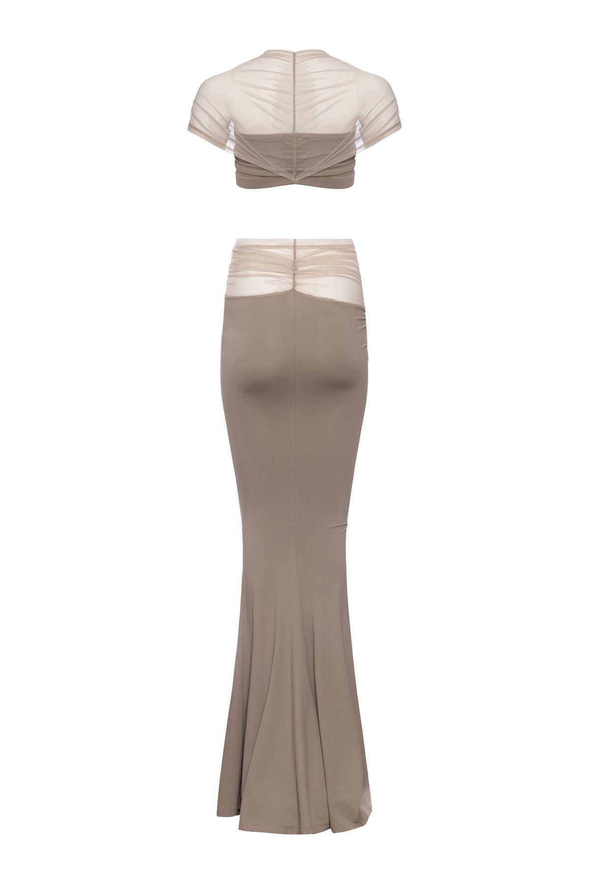 Top Mesh Touch In Beige