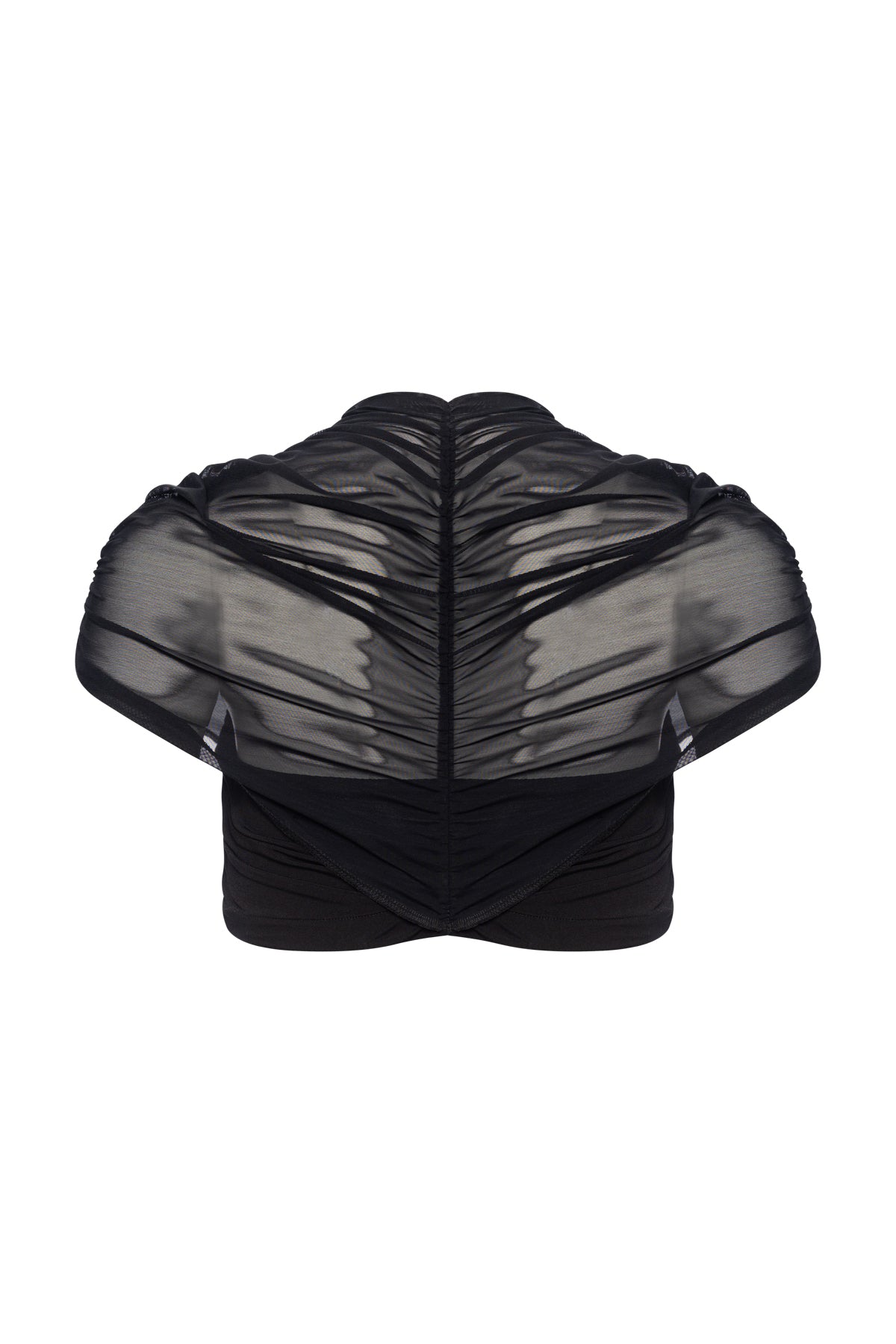 Top Mesh Touch In Black