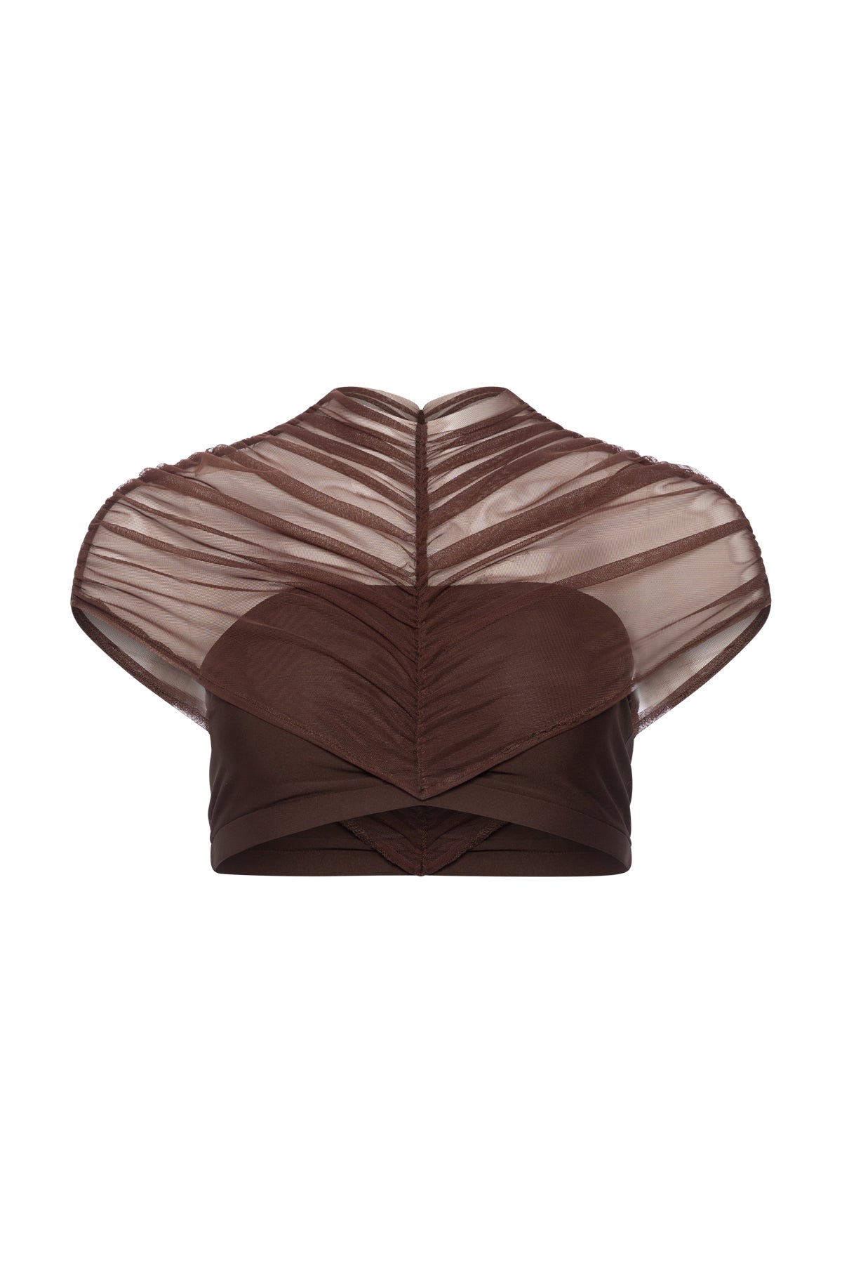 Top Mesh Touch In Brown