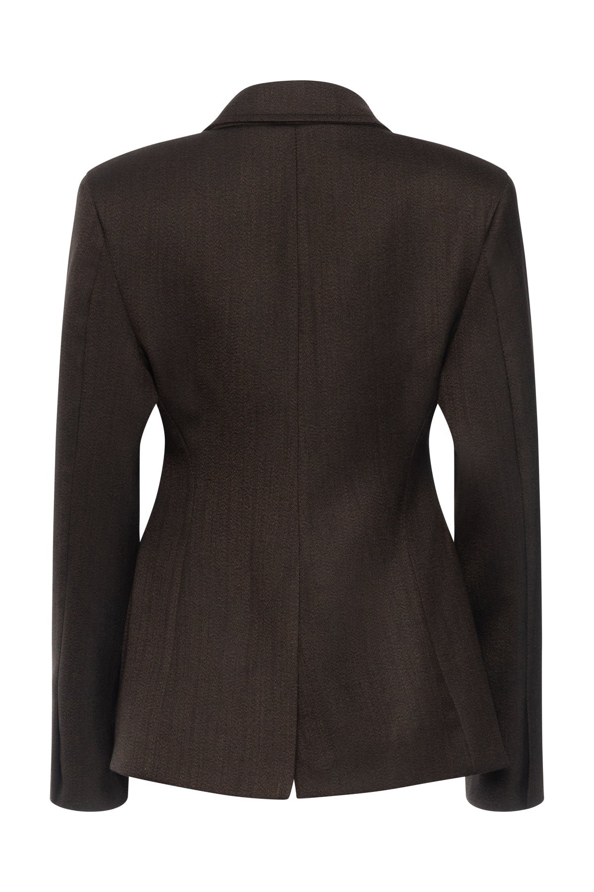 Pure Lines Blazer In Brown