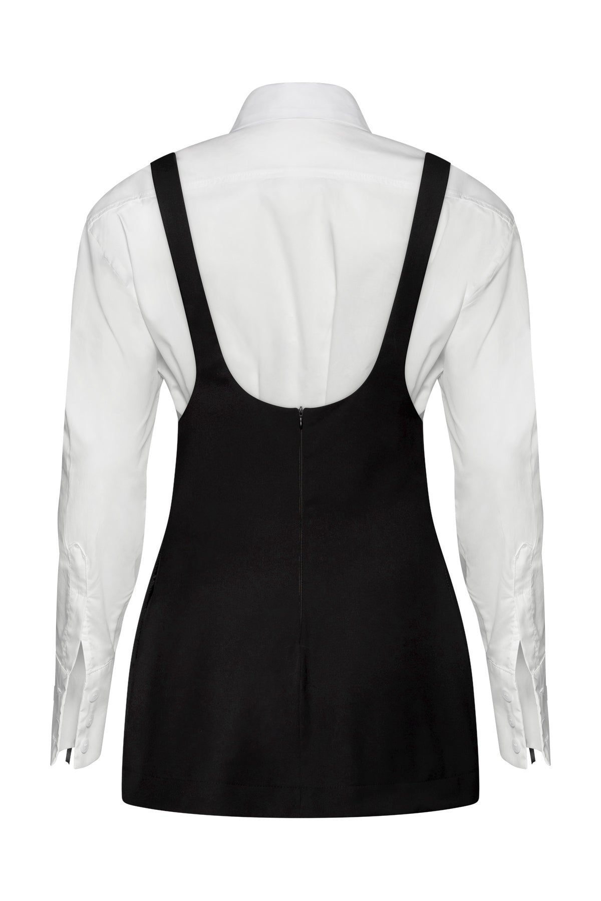 Monochrome Chic Strap Dress