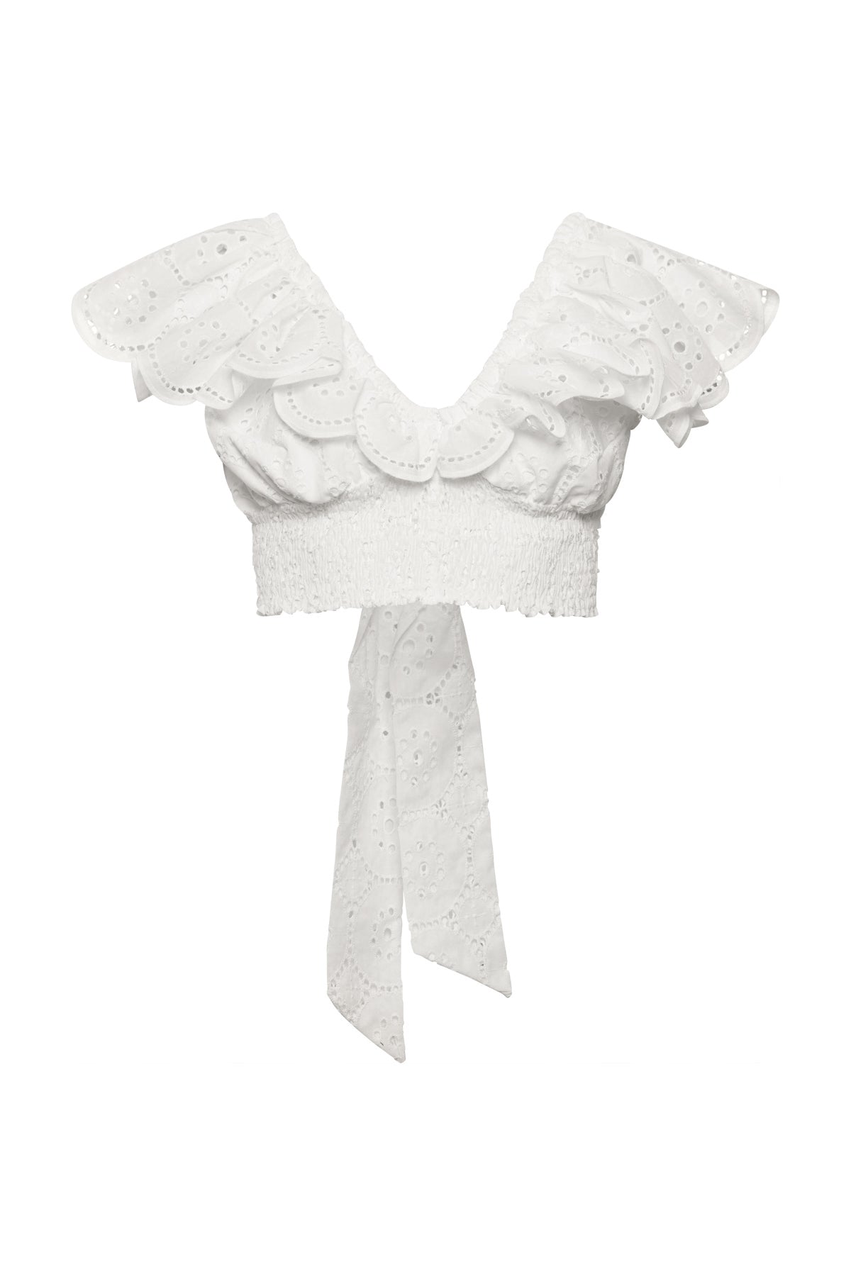 Nana Lace Top In White