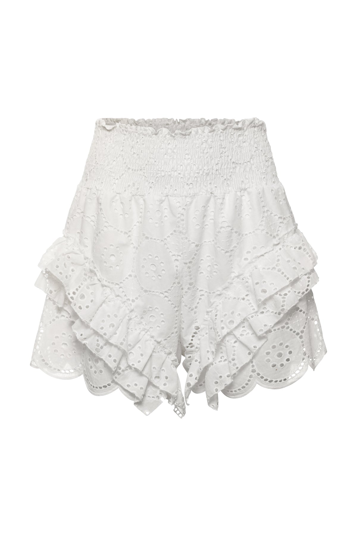 Nana Lace Shorts In White