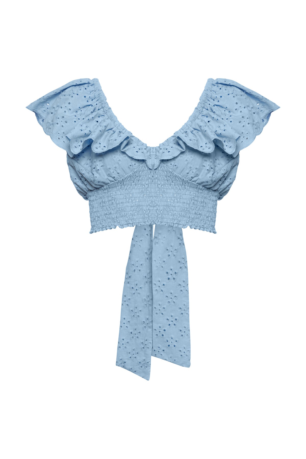 Nana Lace Top In Blue