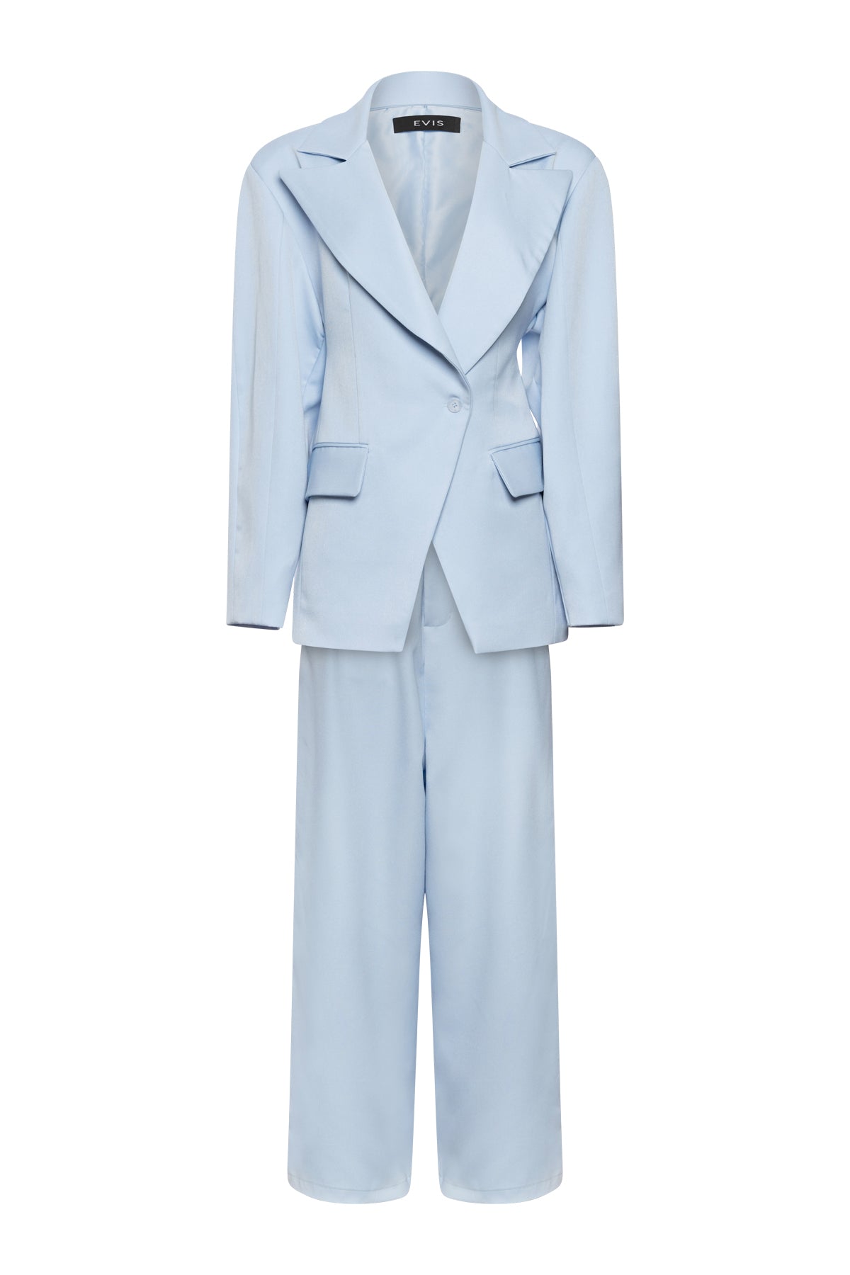 Blazer With One Button In Blue