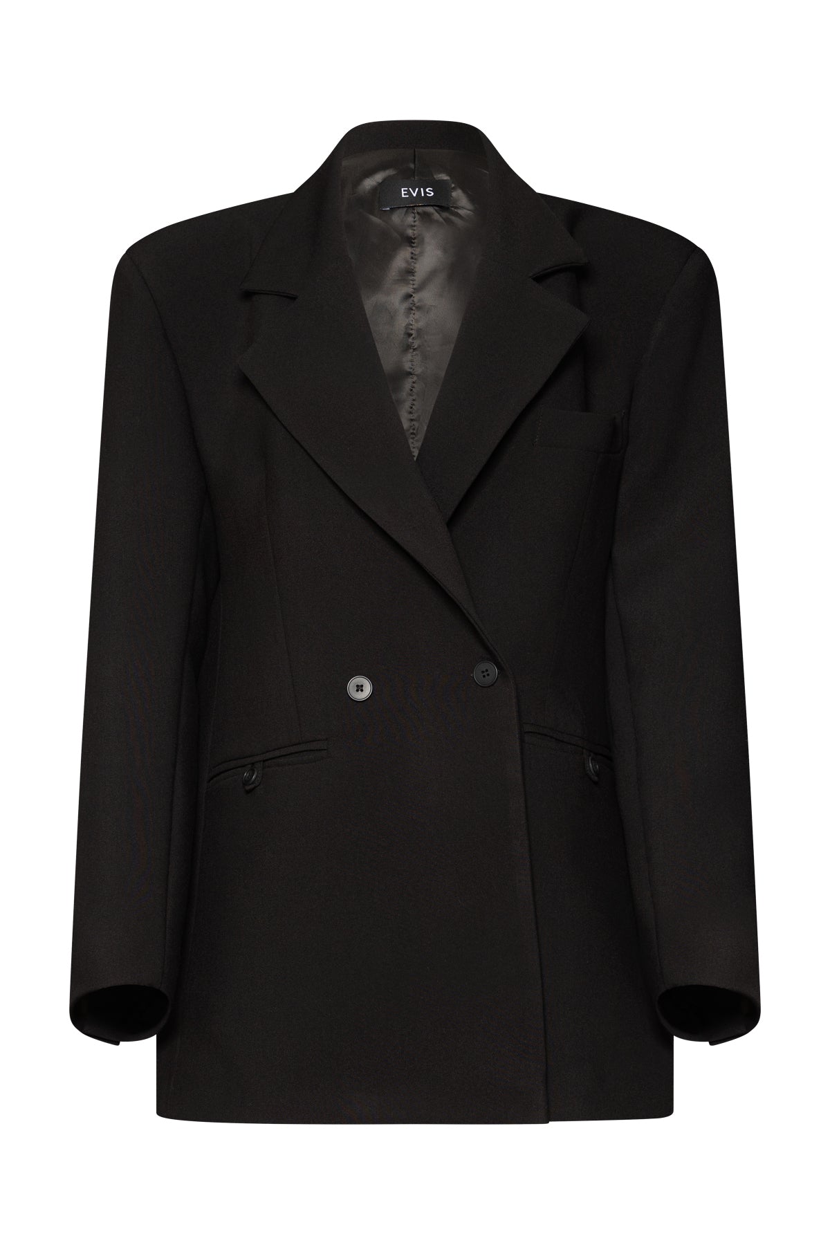 Rene Oversized Blazer In Black