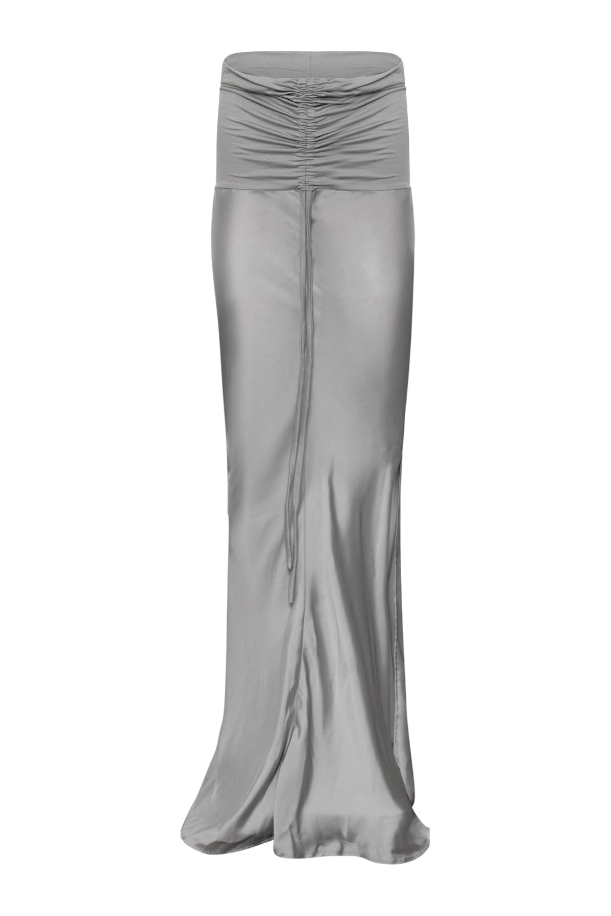 Alexa Long Skirt In Grey