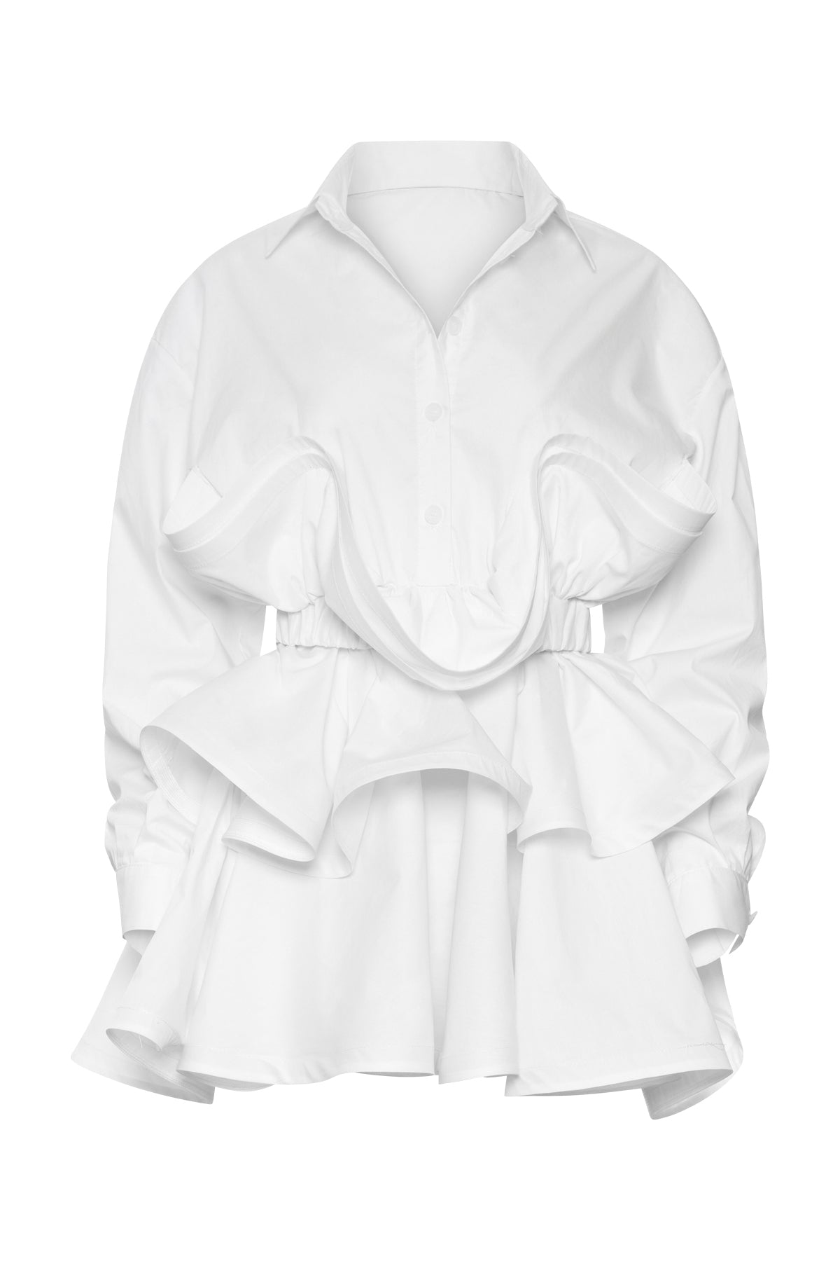 Jini Dress In White