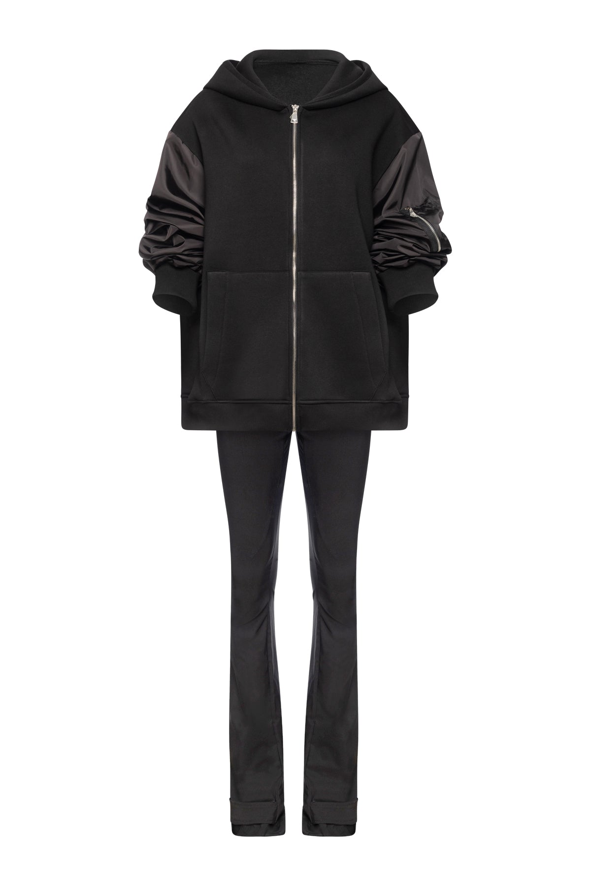 LONG ZIP SWEATSHIRT