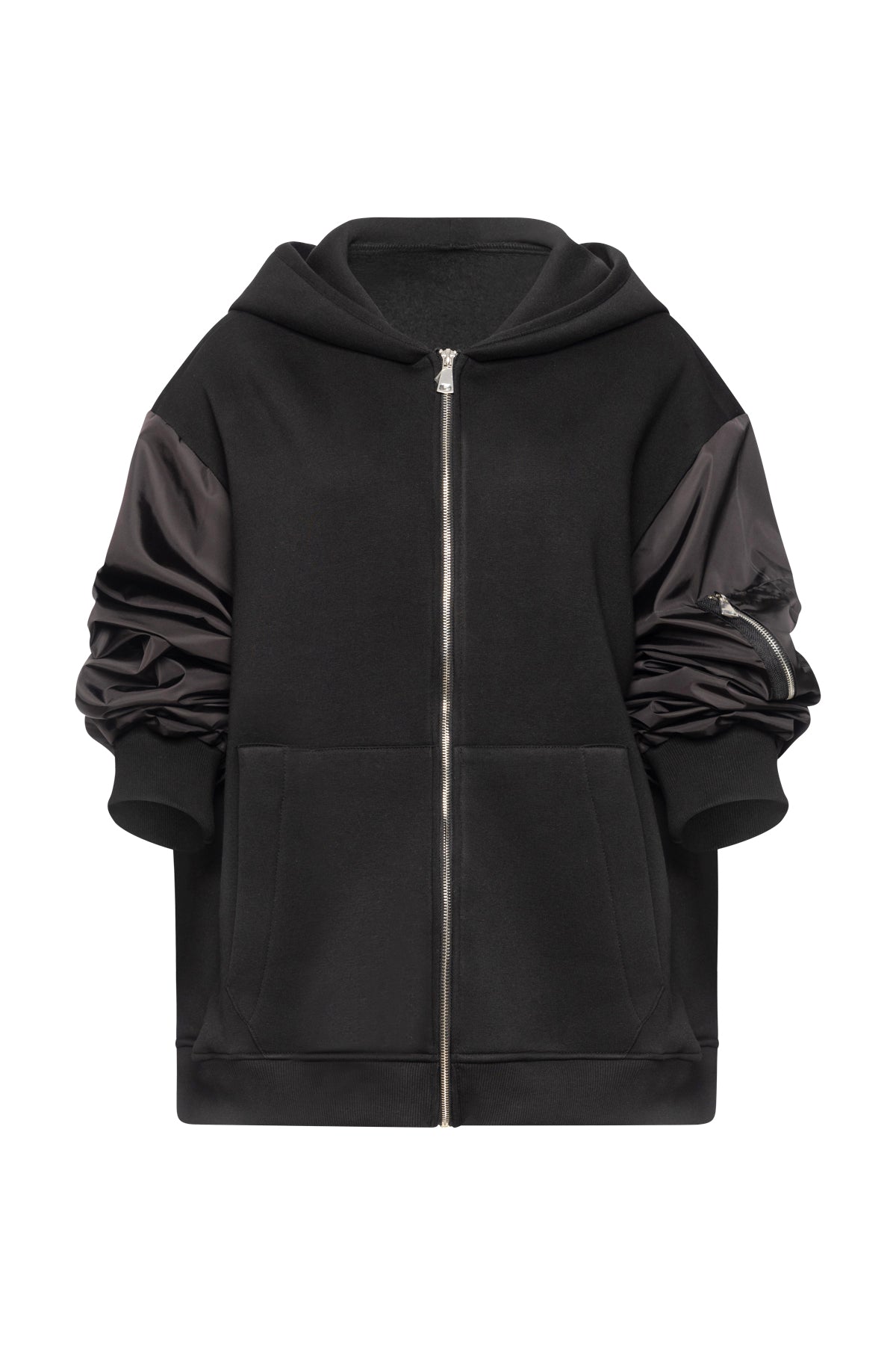 LONG ZIP SWEATSHIRT