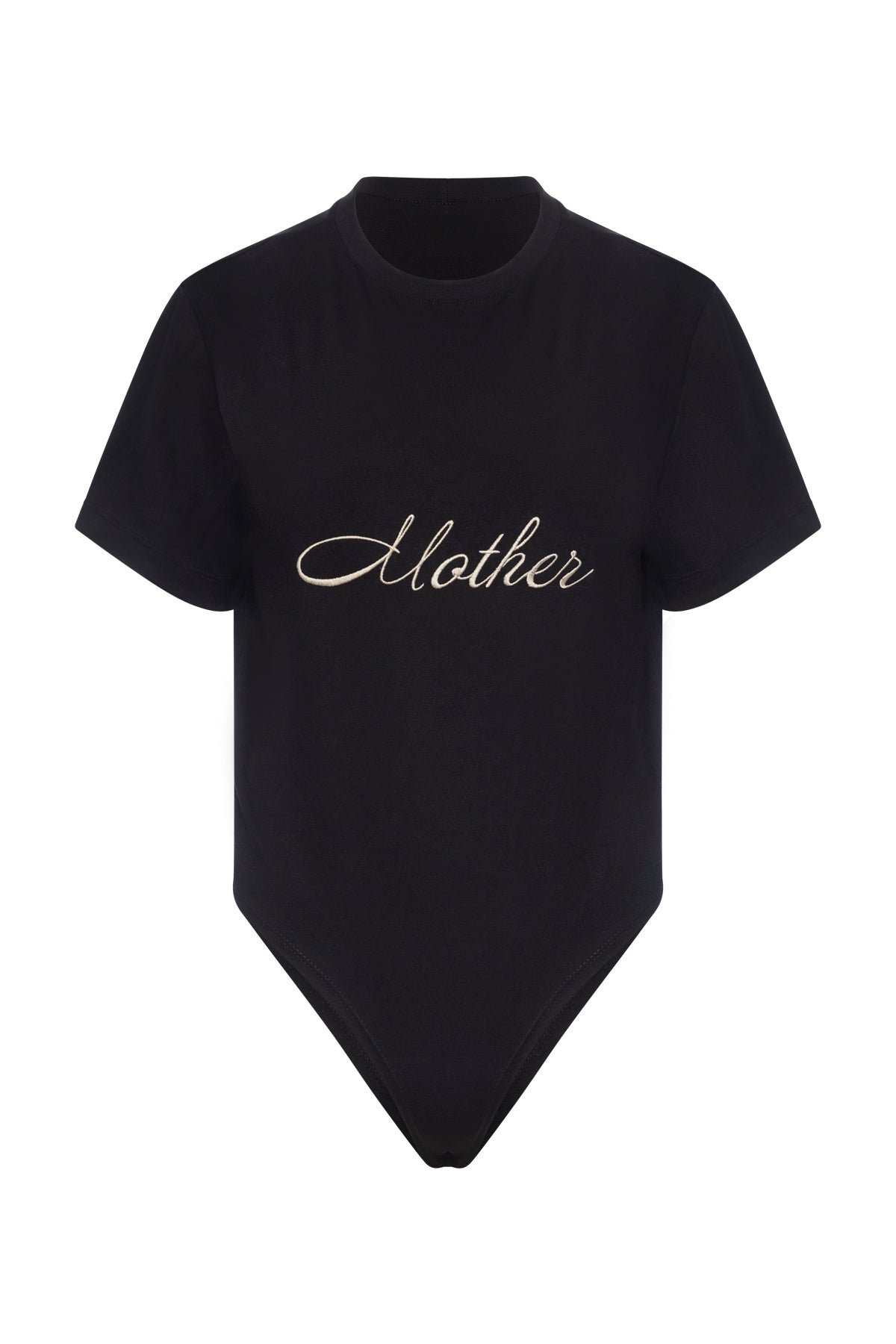 Bodysuit Embroidery Sexy Mama In Black