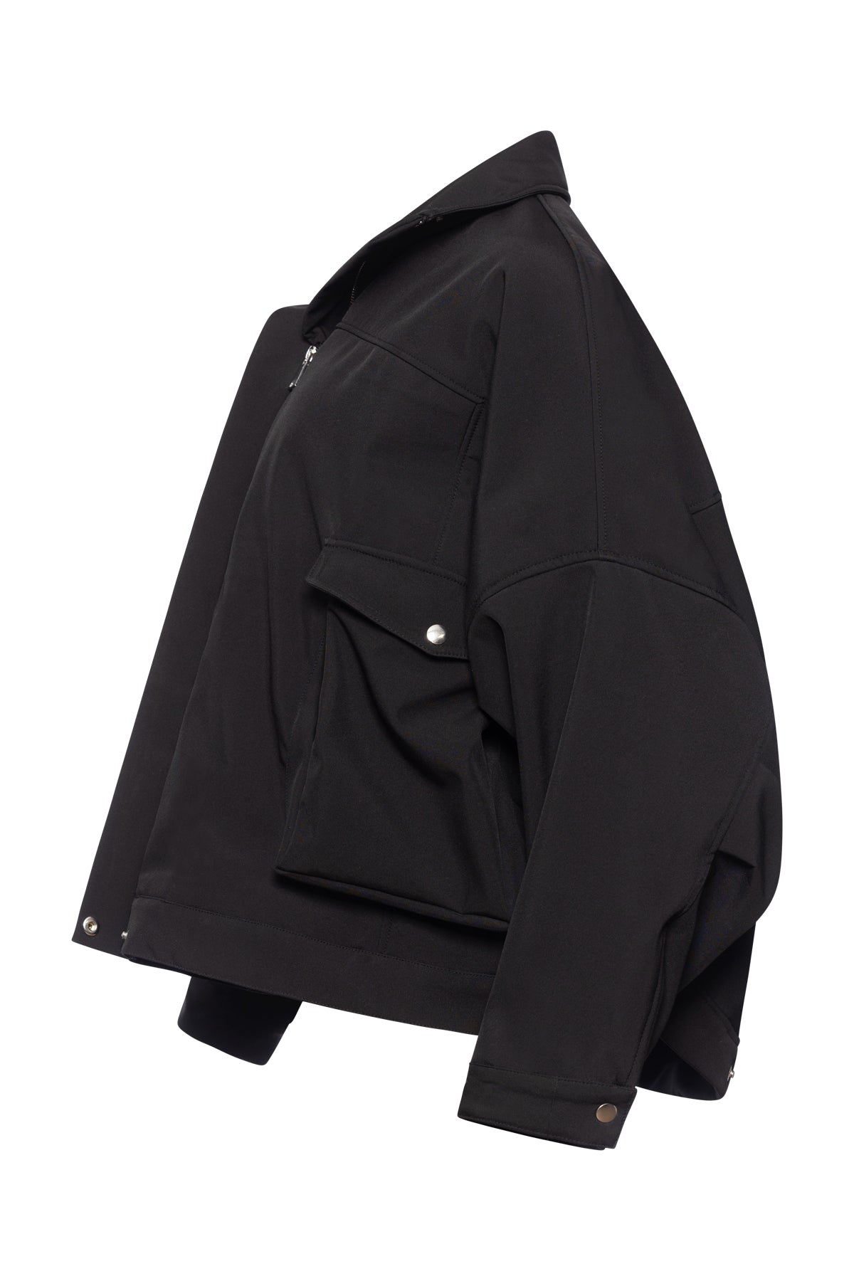 Oversize Jacket In Black