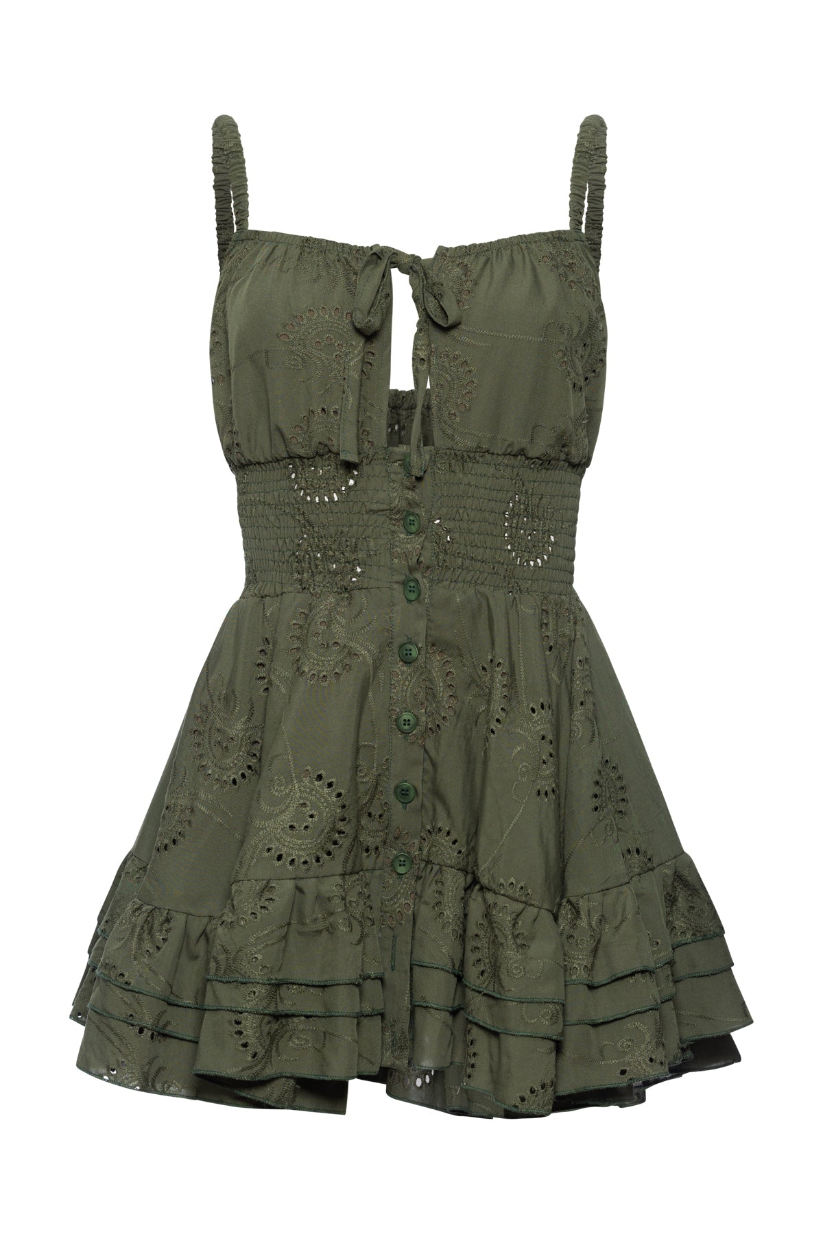 Lucy 2 Lace Dress In Green