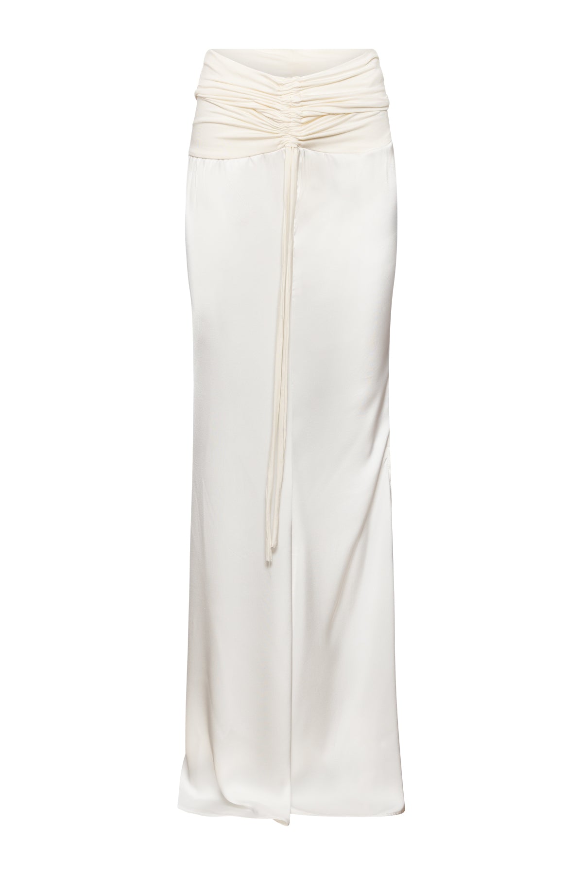 Alexa Long Skirt In White