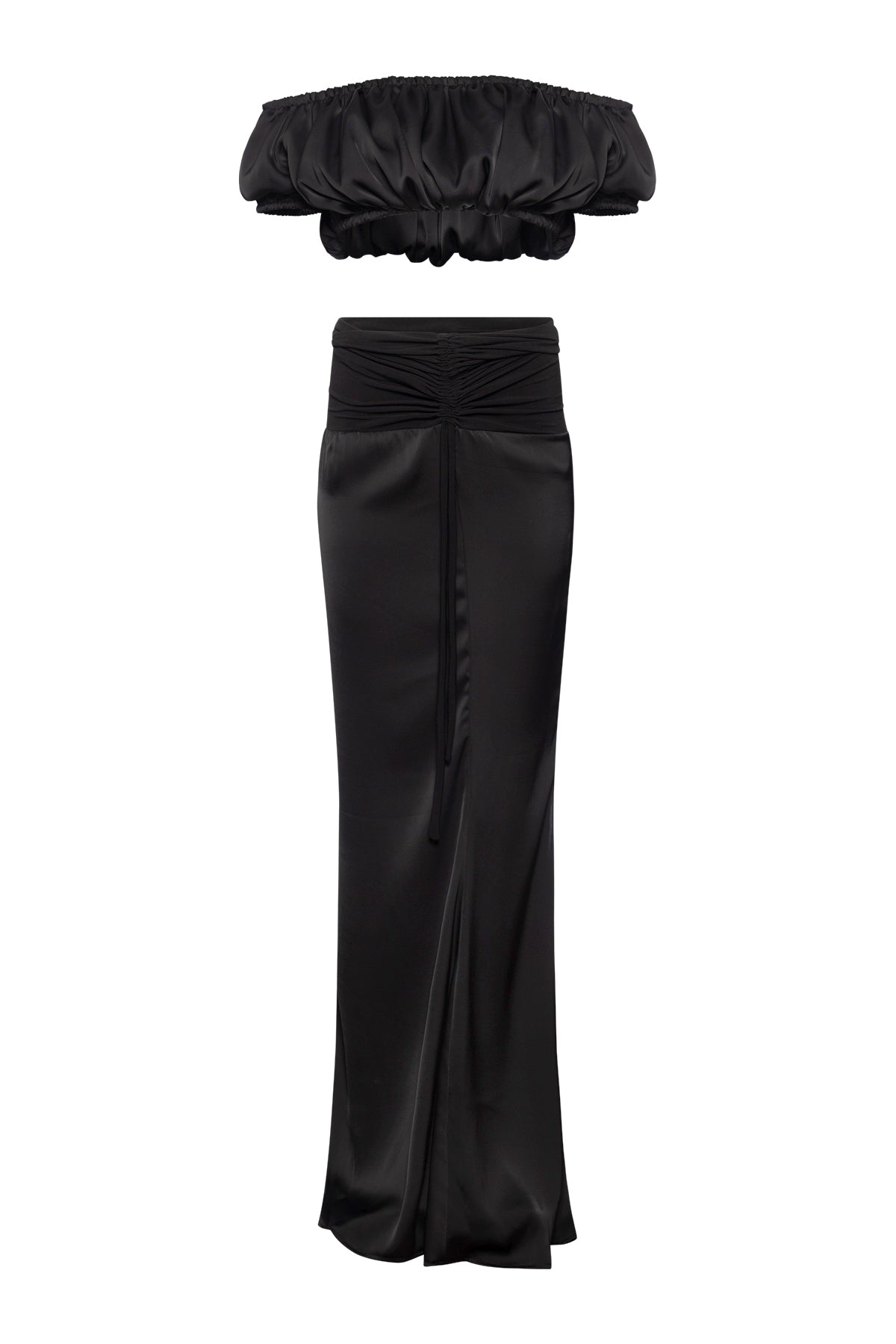 Alexa Long Skirt In Black