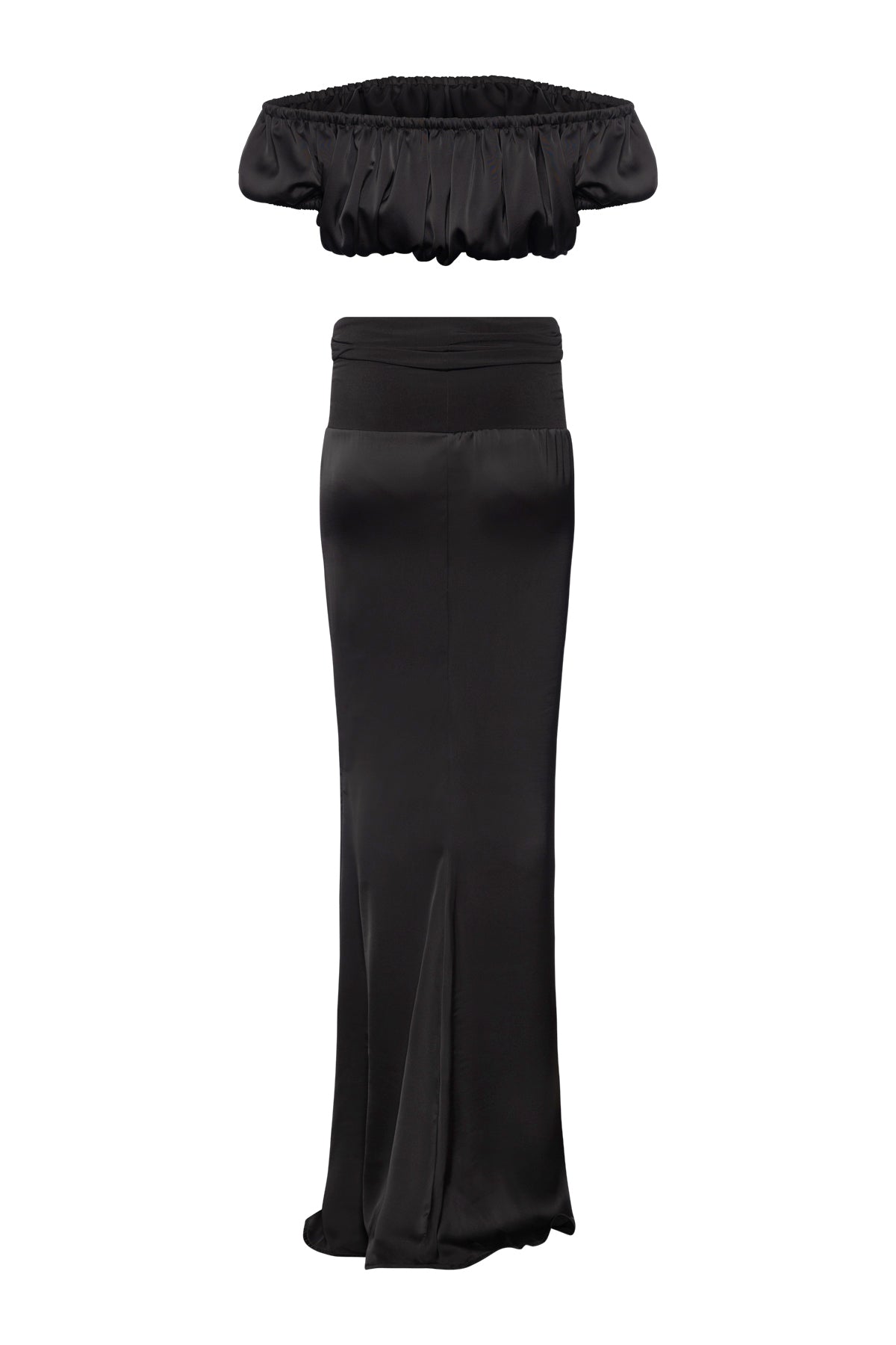 Alexa Long Skirt In Black