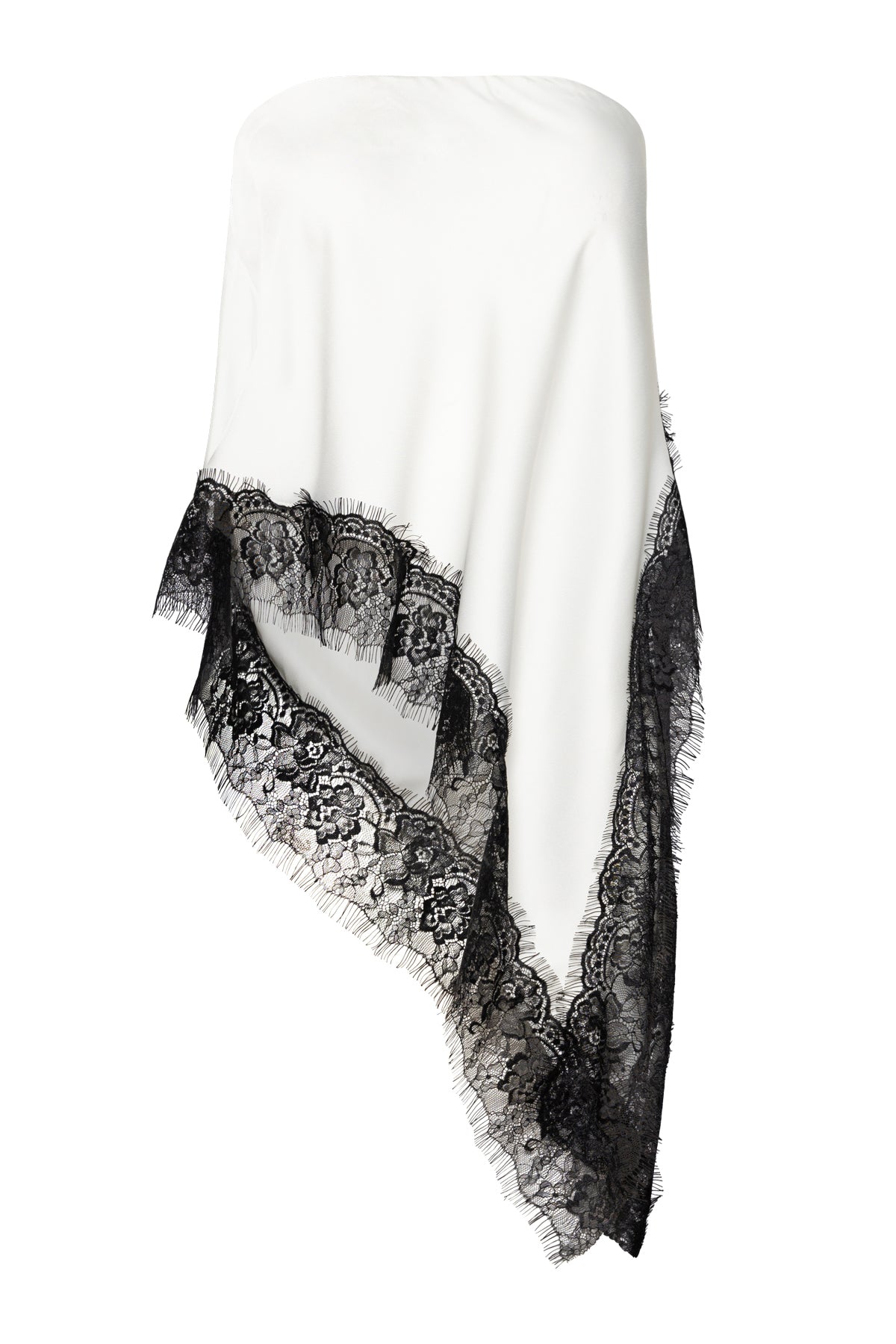 Amelia Asymmetric Skirt In White