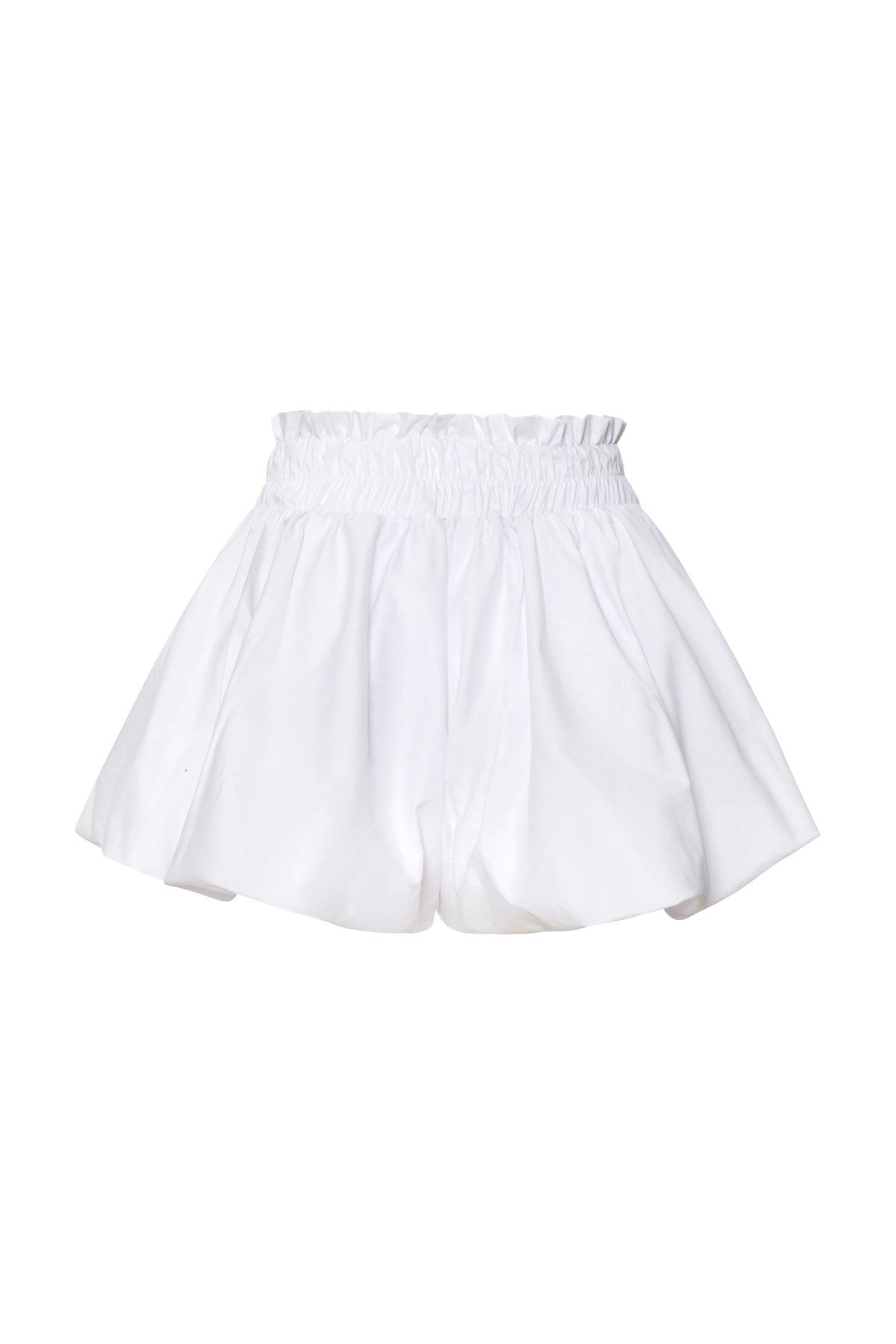 PUFFY SHORTS WHITE