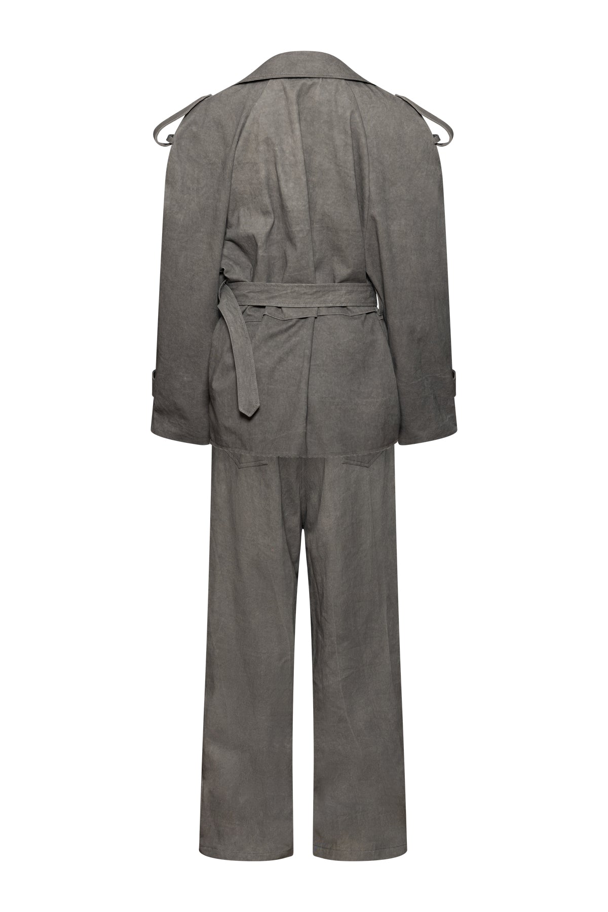 Jessy Trench In Grey