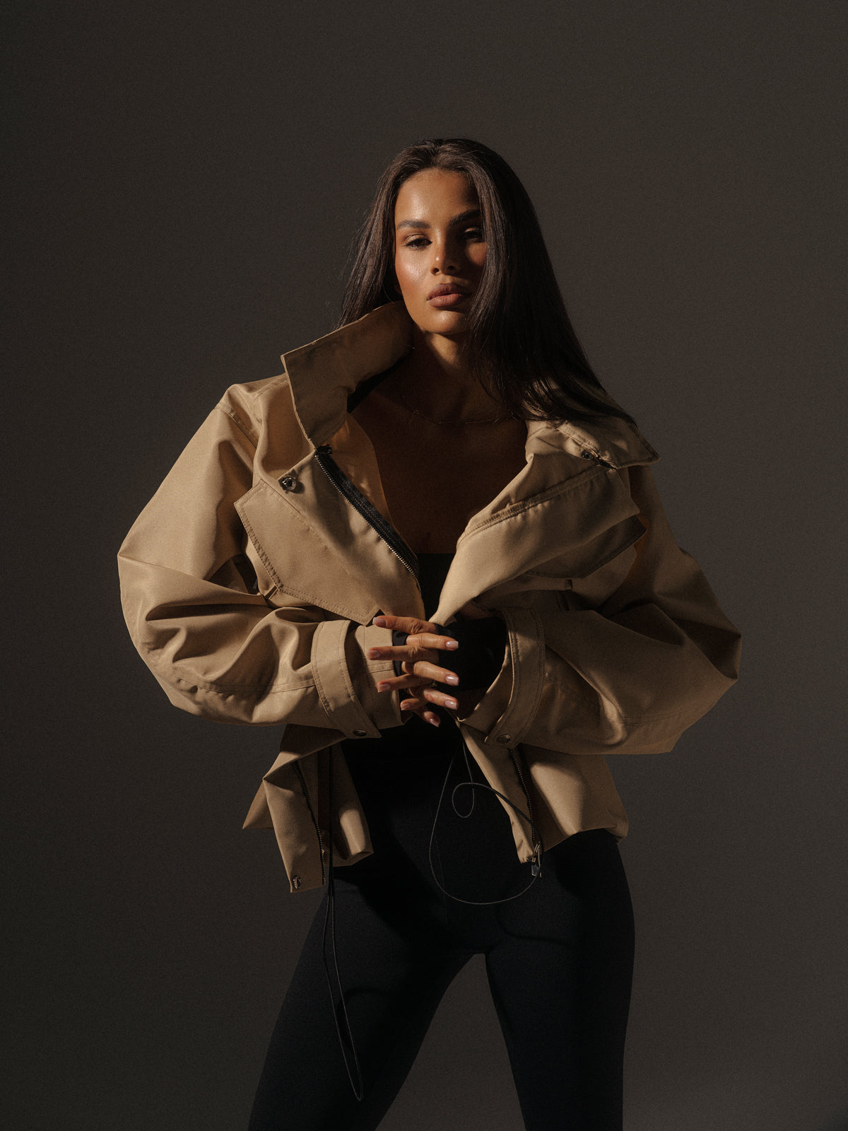Liza Jacket In Beige