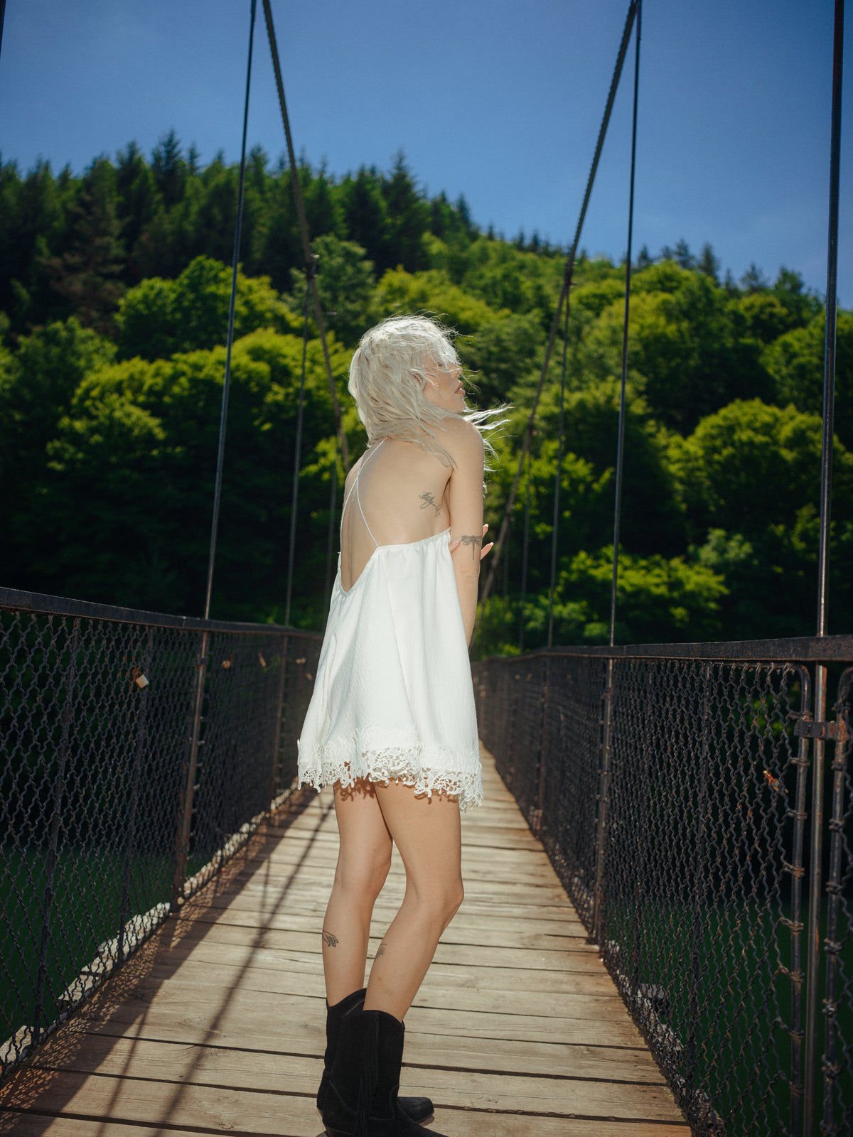 Dolly Dress In White