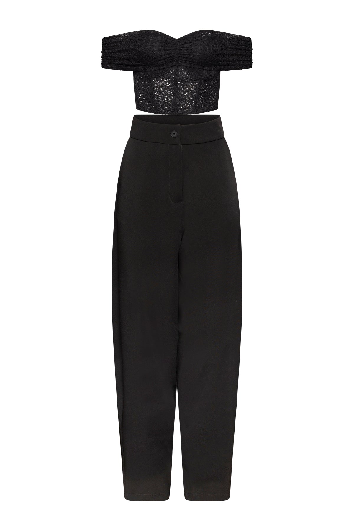 Vally Lace Top In Black