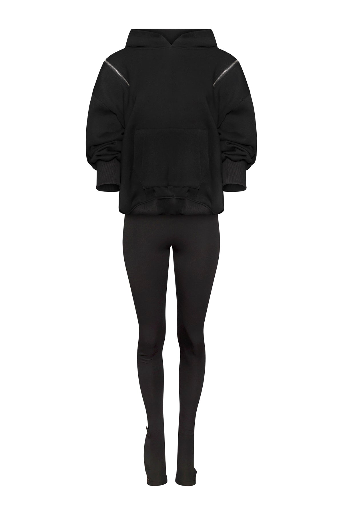 Sweatshirt With Zippers