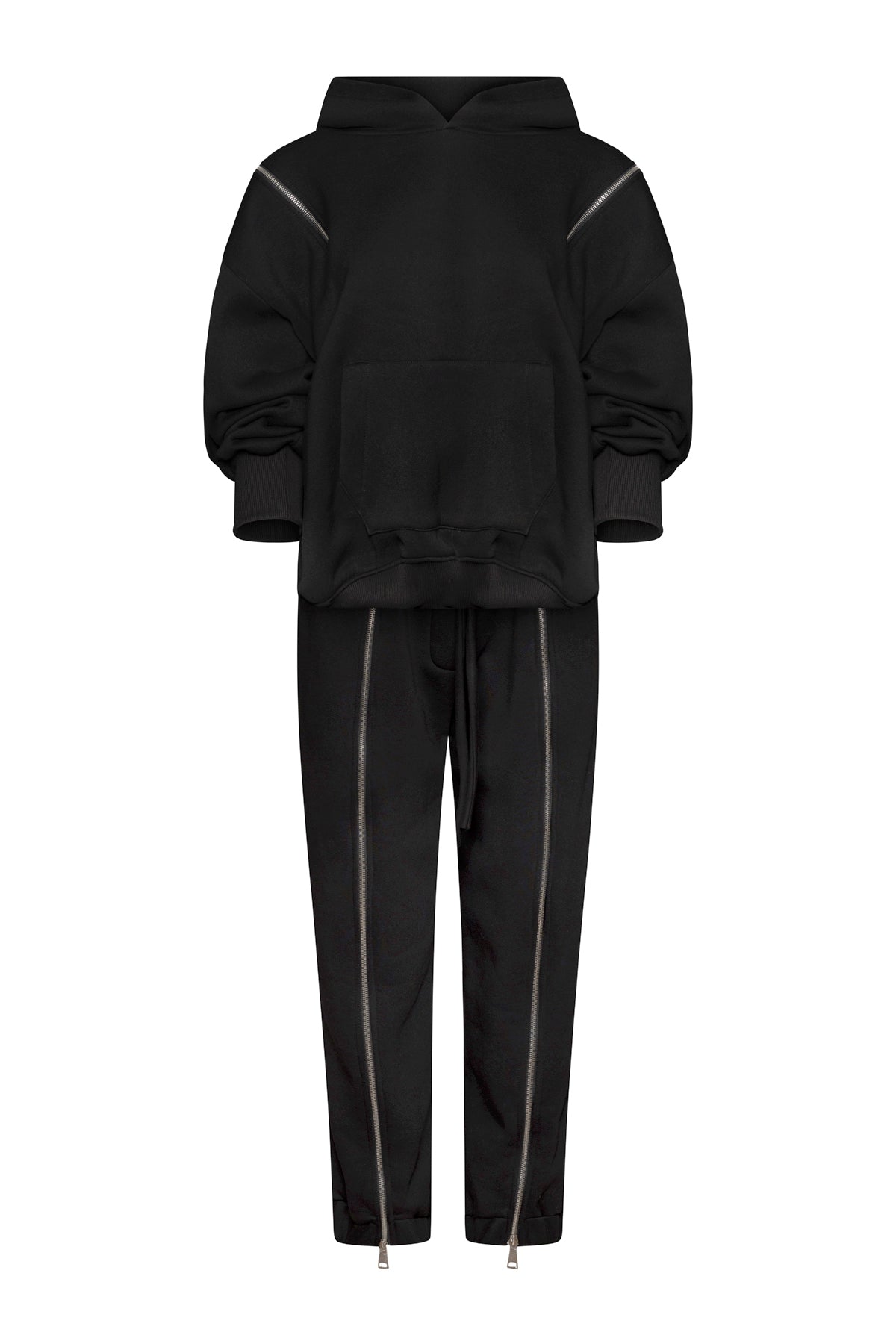 Sweatshirt With Zippers