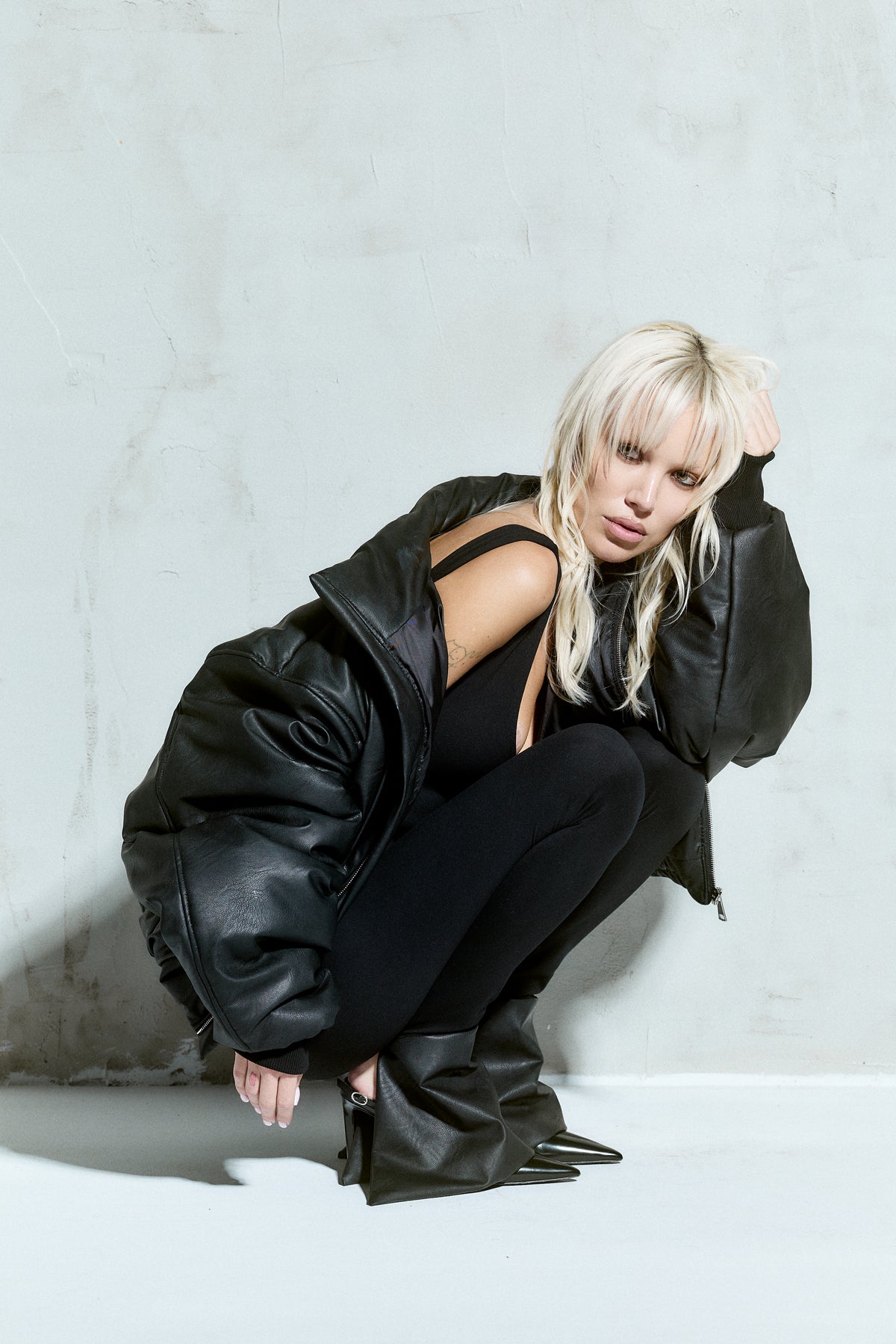 Marty Leggings With Leather